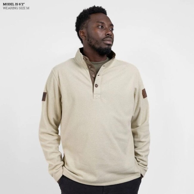 Grunt Style Fleece Henley