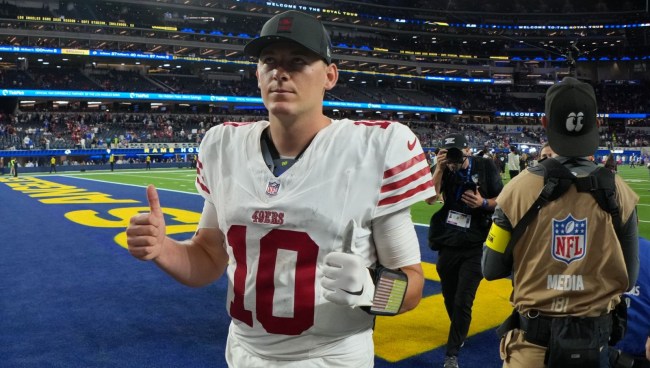 San Francisco 49ers QB Mac Jones