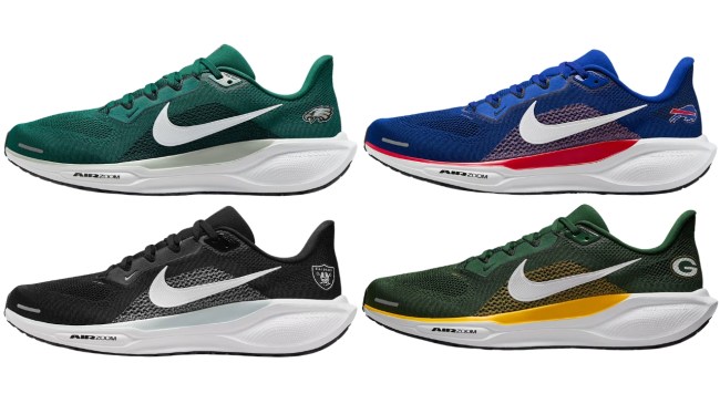 Nike Pegasus 41 shoes for NFL Week 6