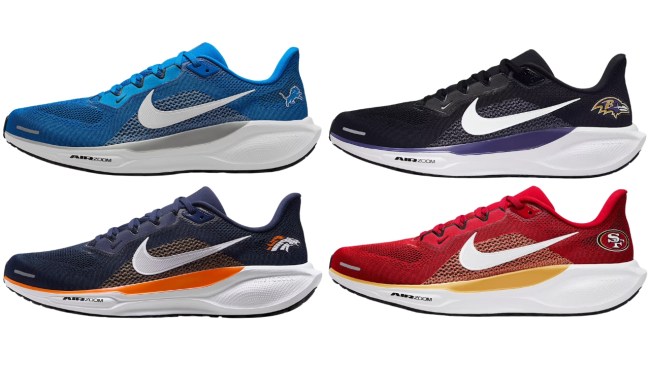 Nike Pegasus 41 shoes for NFL Week 9