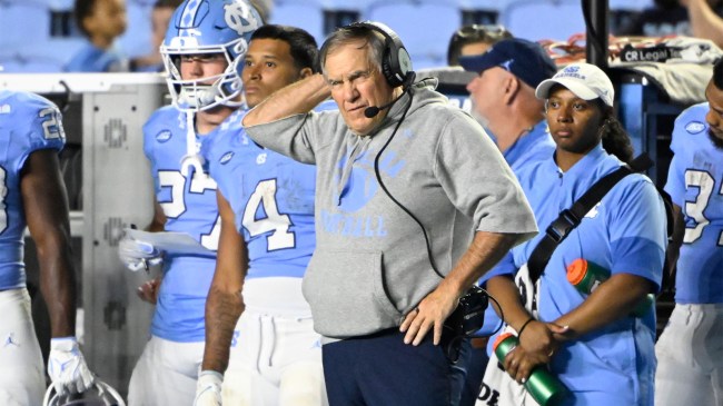North-Carolina-Tar-Heels-head-coach-Bill-Belichick-on-the-sidelines
