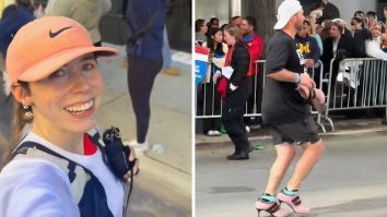 ‘That’s Curtis Hargrove!’: Woman Trains 4 Months For Chicago Marathon. Then A Man In Heels Passes Her. He Actually Has A Pretty Good Reason For Wearing Them