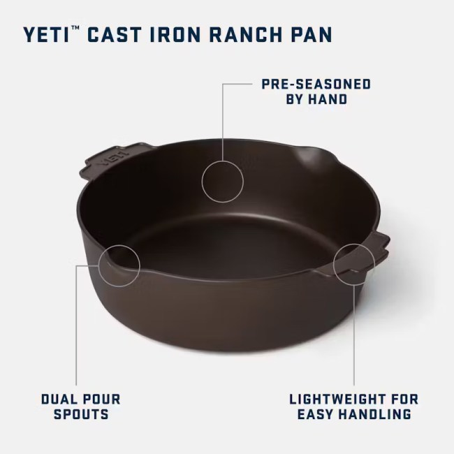 YETI Cast Iron Ranch Pan