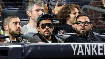 Bad Bunny Under Fire For Not Standing During ‘God Bless America’ At Yankees Playoff Game