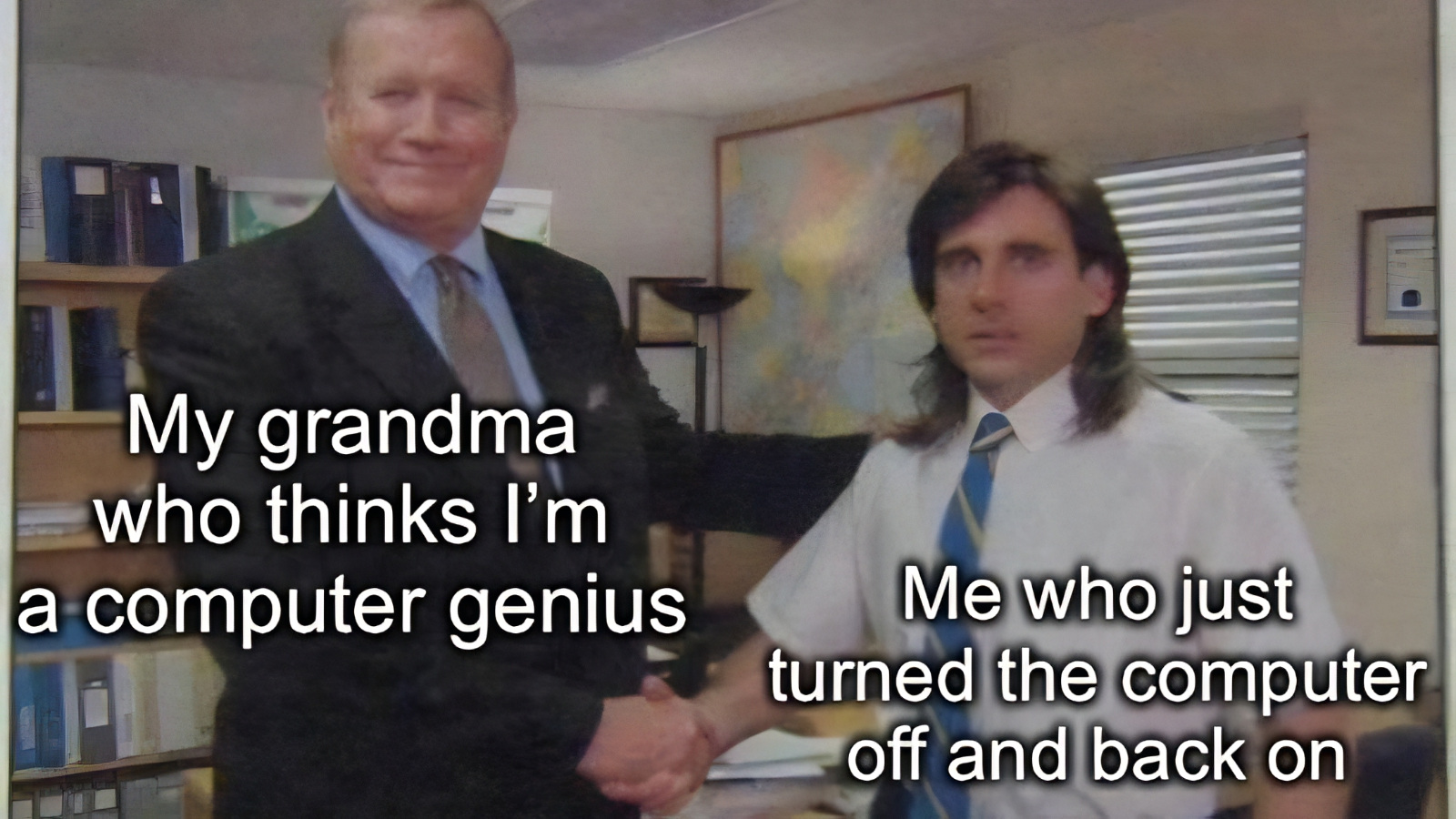 best meme about Michael Scott and computers