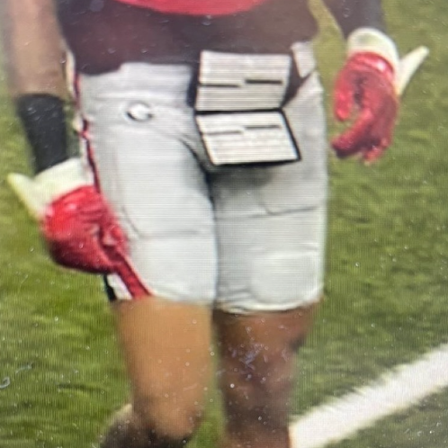 College football pants short