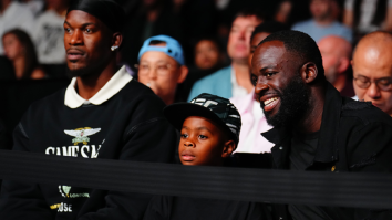 Warriors’ Draymond Green & Jimmy Butler Celebrate With UFC Champ Alex Pereira At UFC 320 In Las Vegas