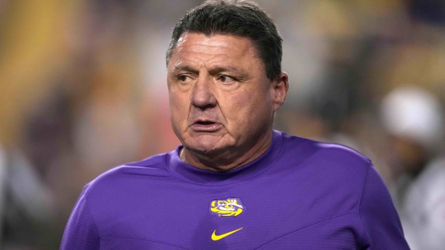 LSU coach Ed Orgeron