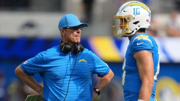 Jim Harbaugh Says He’ll Be Thinking About Justin Herbert On His Death Bed