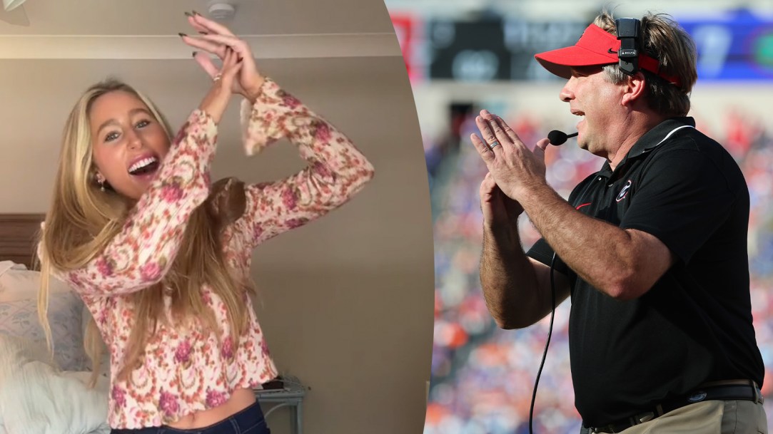 Kirby Smart Timeout Hugh Freeze Daughter Reaction Mock Clap