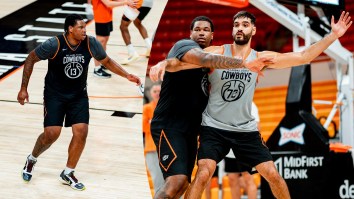 Oklahoma State Basketball’s Monstrous 330-Pound Freshman Makes His 7-Foot Teammates Look Tiny