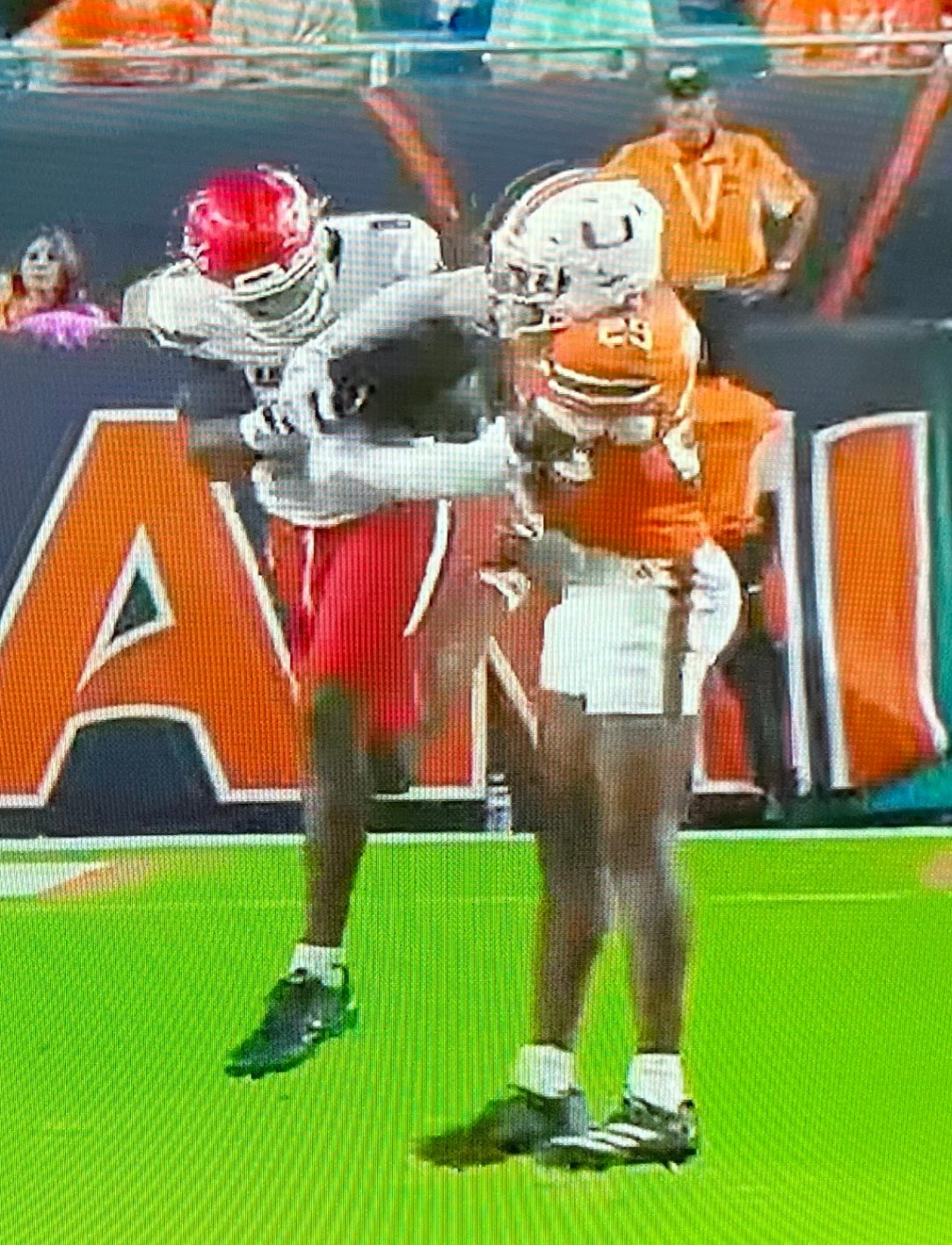 Miami Football Pants Short