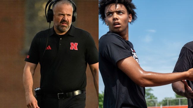 Nebraska football recruit Trae Taylor responds to Matt Rhule speculation.