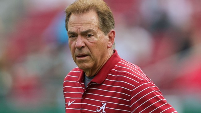 Alabama coach Nick Saban