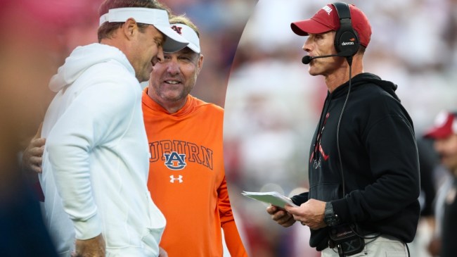 Lane Kiffin references Brent Venables' sign stealing