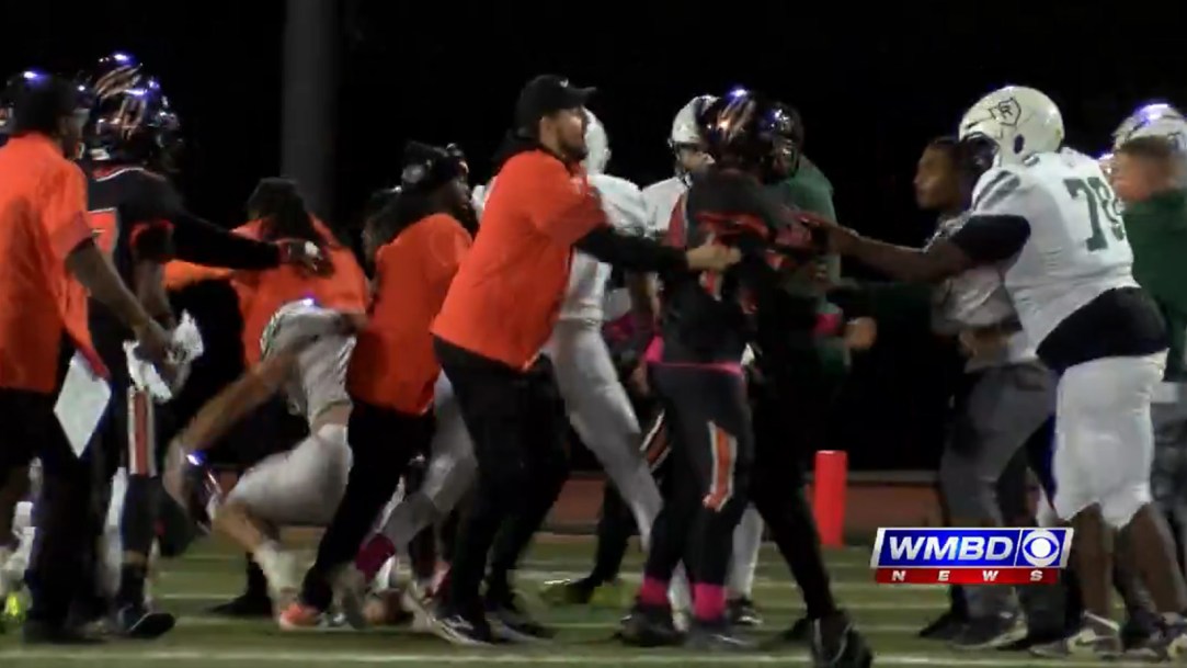 Richwoods Urbana Illinois High School Football Brawl