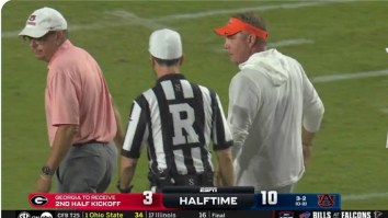Auburn AD John Cohen Curses Out SEC Refs On The Field During Game Vs Georgia