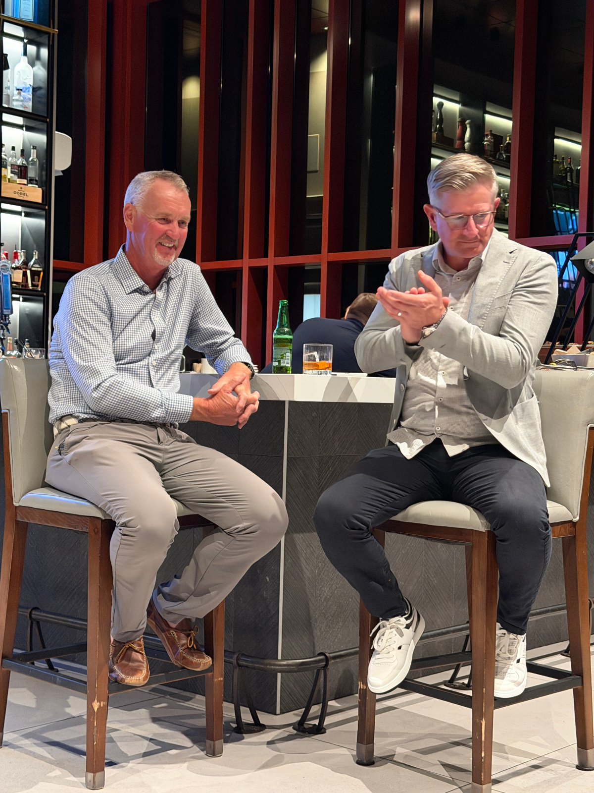 David McLay-Kidd speaking with Matt Jinella