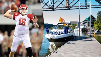 Tennessee Fans Mock Tragic Death Of Arkansas Quarterback With Classless Tailgate Decoration