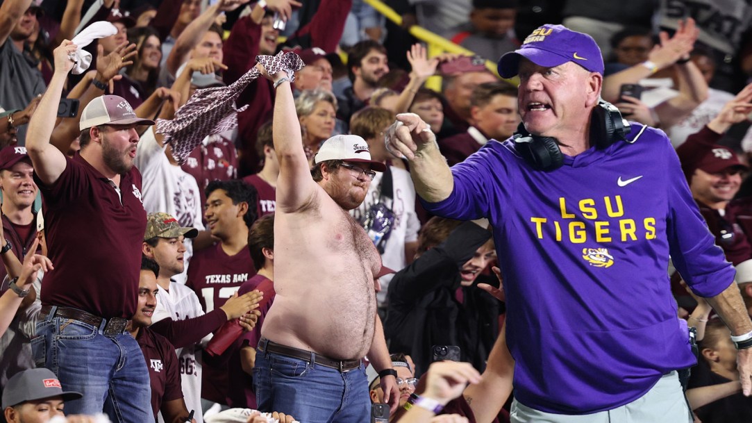 Texas A&M Fan Takeover LSU Tiger Stadium Brian Kelly Fired