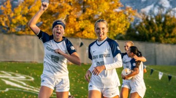 Utah State Claims Dominance In Agriculture With Elaborate Grass Design For Gorgeous Soccer Field
