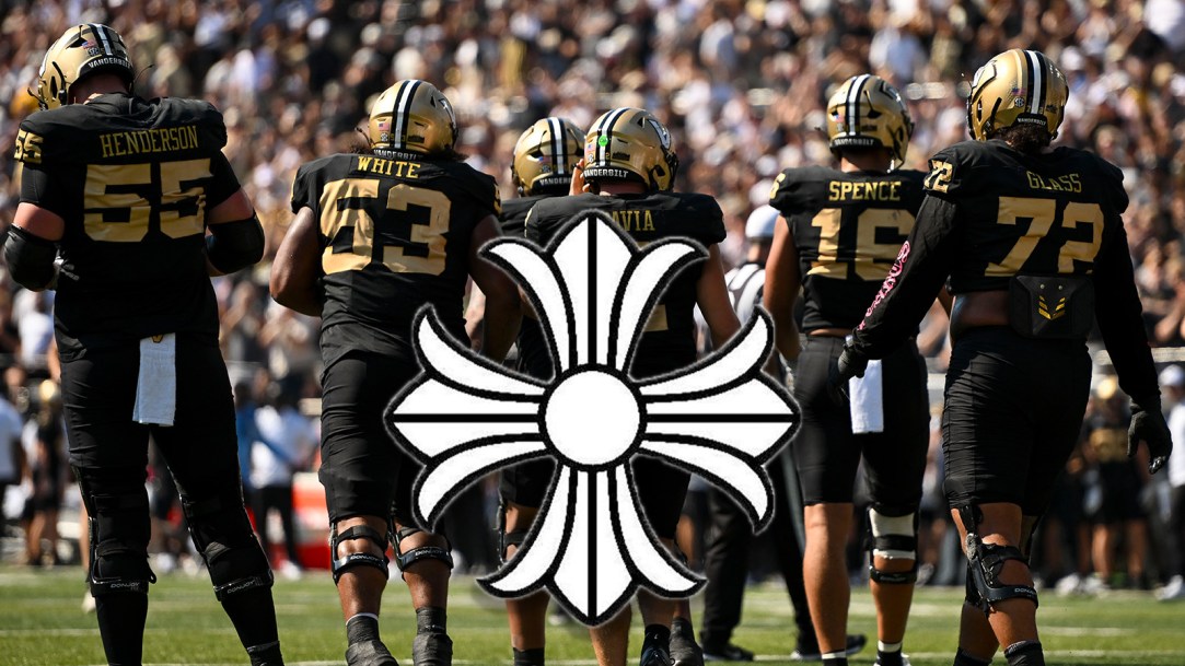 Vanderbilt Football NIL Chrome Hearts Undershirt Isaia Glass