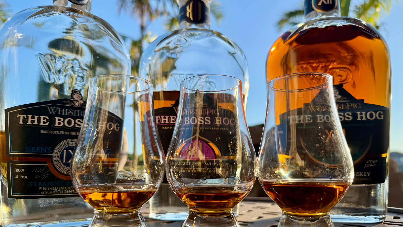 WhistlePig Boss Hog XII: Feather and Flame rye whiskey bottle