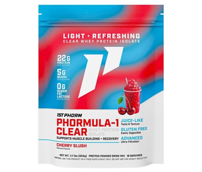 Phormula-1 Clear Cherry Slush Protein