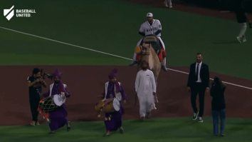 Upstart Baseball League Has Pitchers Riding In From The Bullpen On Camels