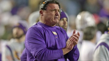 Ex-LSU Coach Ed Orgeron Reportedly In Talks With Arksansas For Head Coaching Job