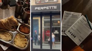 food in prison plate (l) perpette entrance (c) prison personal papers (r)