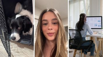 ‘Milo, You Can Come Out’: Houston Woman Works From Home. It’s Affecting Her Relationship With Her Dog