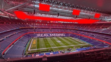 Legendary Spanish Soccer Stadium Has Been Transformed For NFL Football Game & The Images Are Amazing