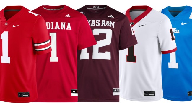 Nike and adidas college football jerseys