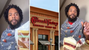 ‘They Literally Cut It In Half’: North Carolina Man Orders Red Velvet Cheesecake For $13 From The Cheesecake Factory. Then He Notices Something Unusual