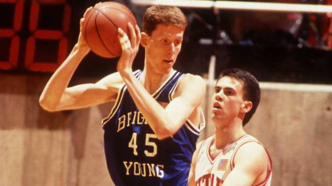 BYU center Shawn Bradley