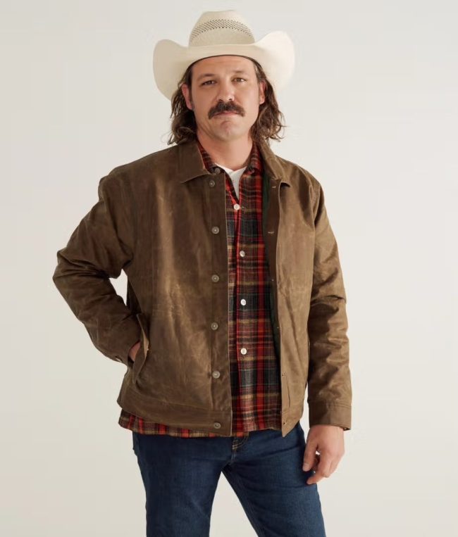 Buckaroo Waxed Canvas Trucker Jacket