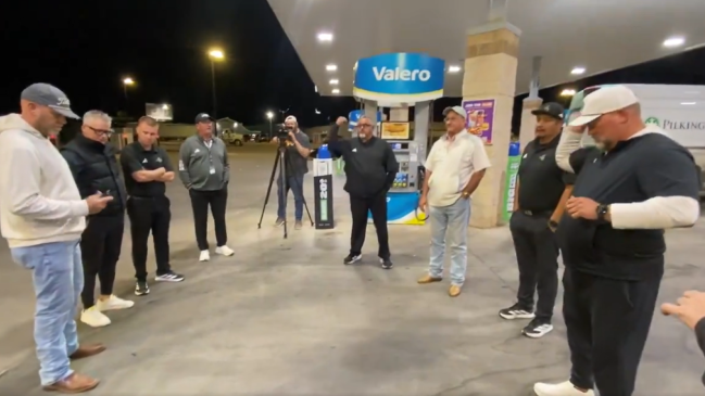 Texas High School Football coin flip