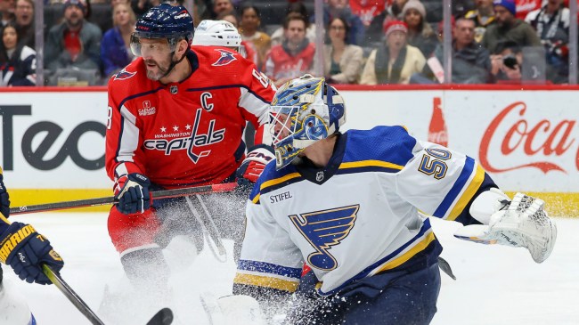 Alex Ovechkin and Jordan Binnington