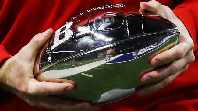 Big Ten football championship trophy