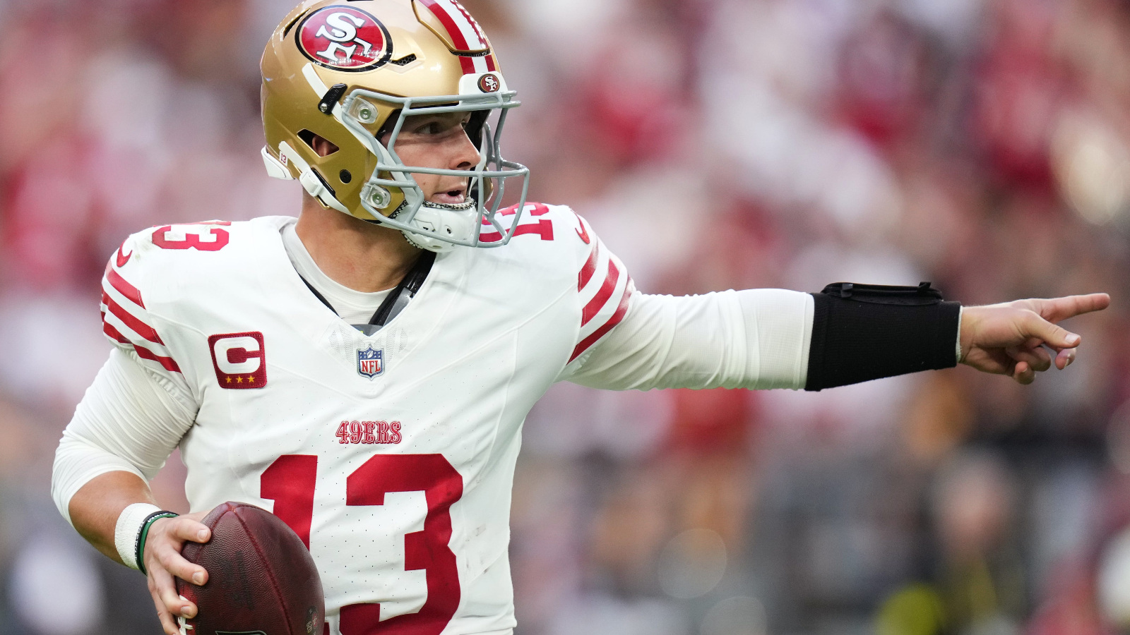 San Francisco 49ers starting quarterback Brock Purdy