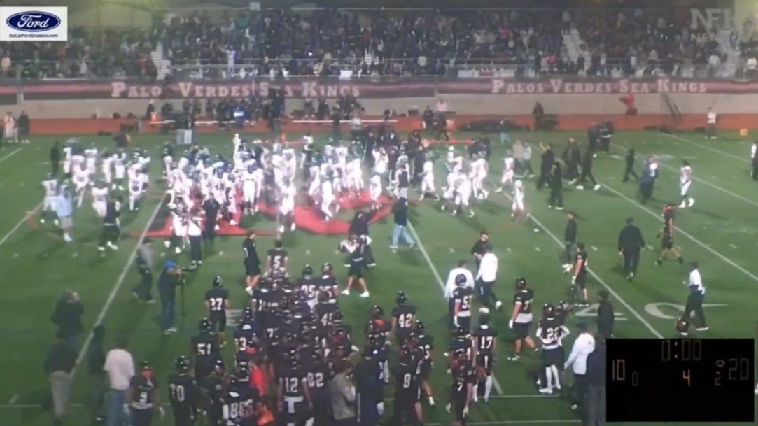 California High School Football Handshake Controversy Pacifica Palos Verdes Touchdown