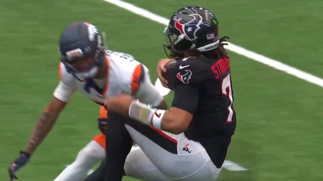 CJ Stroud Concussion Penalty Slide Late Hit Targeting