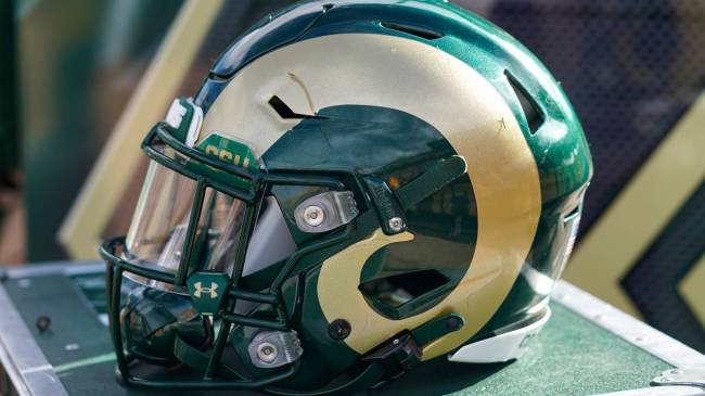 Colorado State Rams helmet