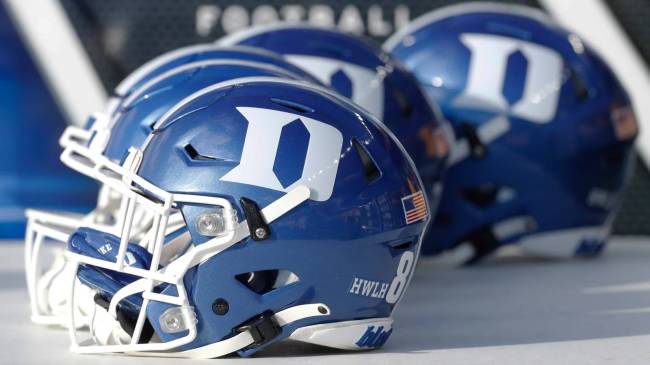 Duke football helmets