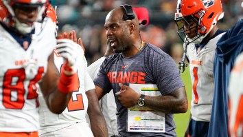 Syracuse Football Coach Fran Brown Accosts Unruly Miami Fan Who Mocked His Lack Of Shower In Heated Incident