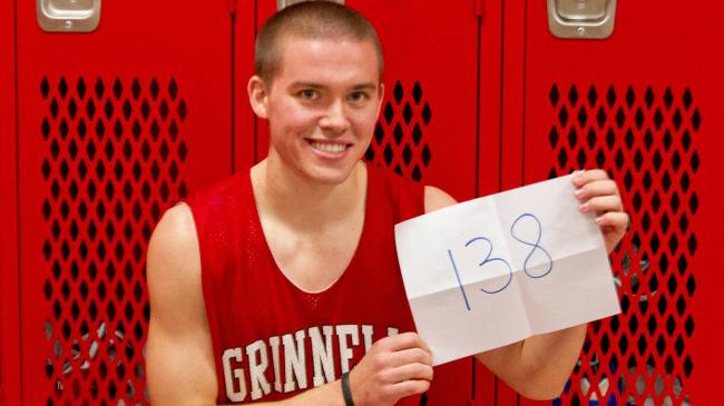 Grinnell College guard Jack Taylor