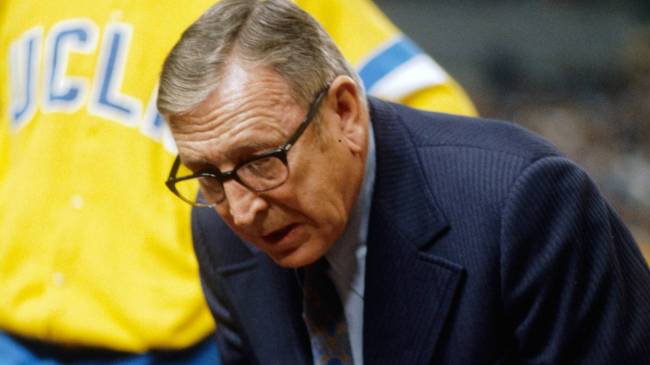 UCLA coach John Wooden