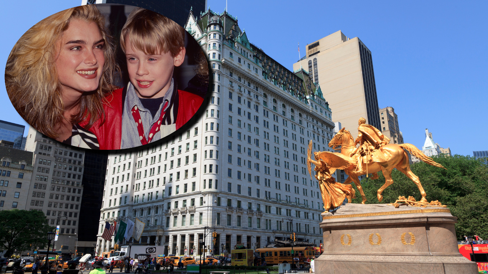 Macaulay Culkin and the Plaza Hotel from Home Alone 2 Lost in New York