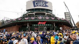 Wrigley Field Presents Legitimate Safety Concern As Michigan Fans Completely Take Over Chicago